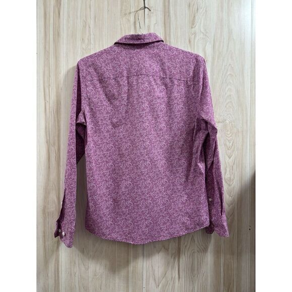 Apt 9 Untucked Slim Fit Premier Flex Performance Button Up Shirt Men Med Pink - Picture 6 of 6